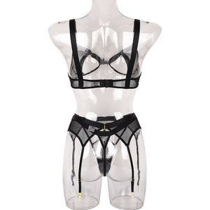 Lingerie sexy ensemble trois pièces Le Rapprochement - GUAPPAA