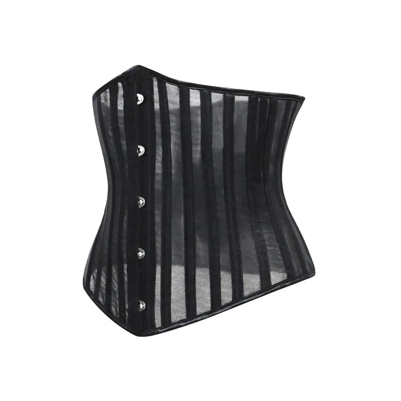 Corset burlesque transparent noir pour femme Burlington - GUAPPAA