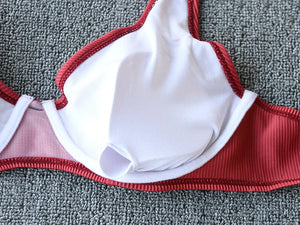 Maillot de bain tanga deux pièces push-up Almeria - GUAPPAA