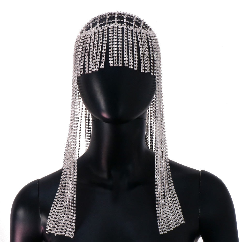 Perruque à strass bijoux Scintillante - GUAPPAA