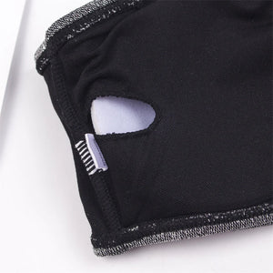 Maillot de bain deux pièces échancré brillant bandeau une bretelle Latades - GUAPPAA