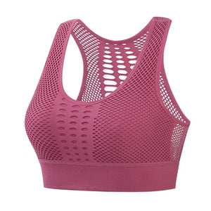 Haut crop-top de sport dos aéré pour femme Extrême - GUAPPAA