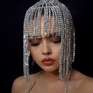 Perruque à strass bijoux Scintillante - GUAPPAA