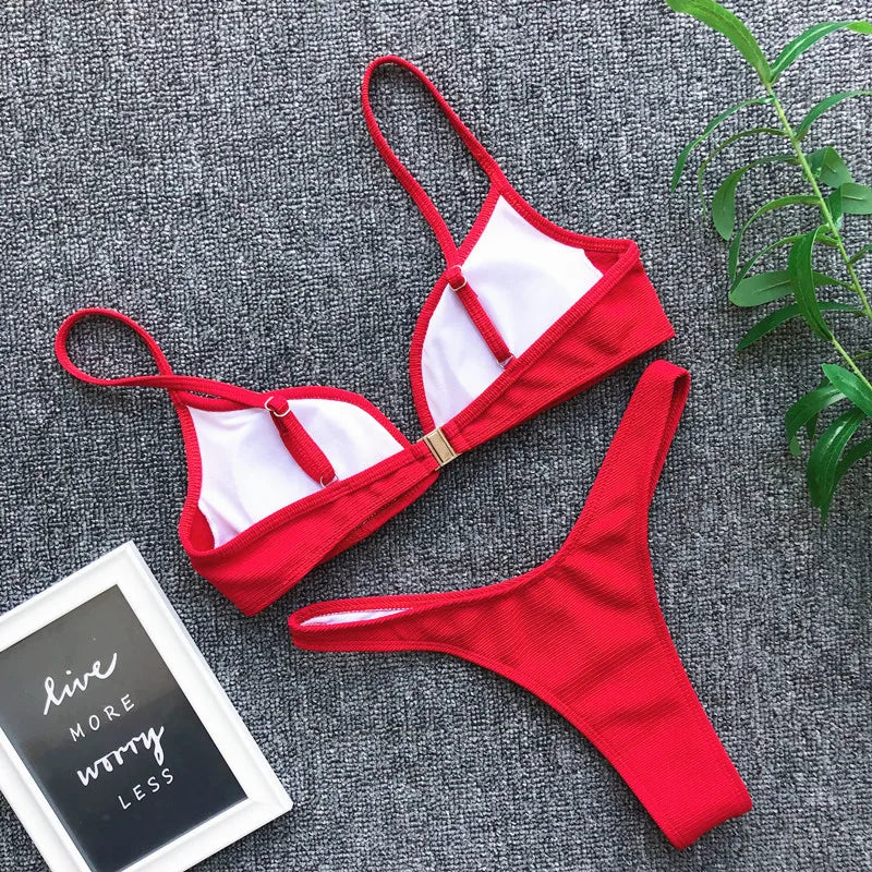 Maillot de bain string deux pièces push-up sexy Ulysse - GUAPPAA