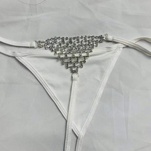 Micro string ficelle à strass sexy femme Locace - GUAPPAA