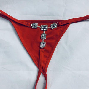 Micro string ficelle à strass sexy femme Locace - GUAPPAA