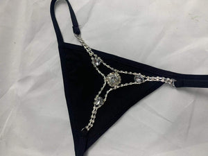 Micro string ficelle à strass sexy femme Locace - GUAPPAA