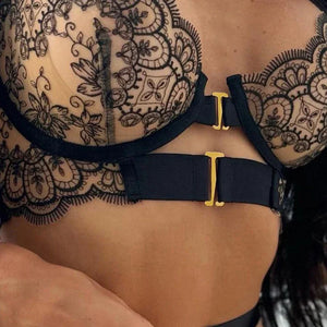 Ensemble de lingerie dentelle cinq pièces sexy Un Regard - GUAPPAA