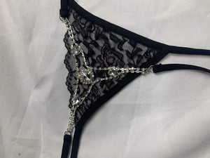 Micro string ficelle à strass sexy femme Locace - GUAPPAA