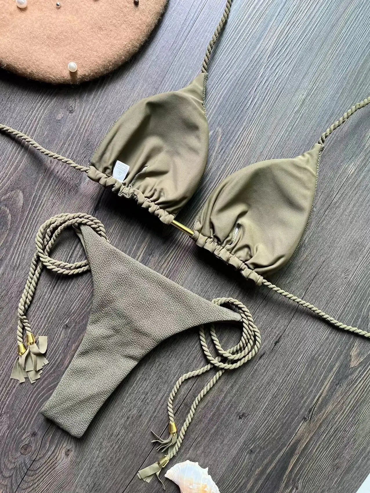 Bikini string tanga ficelles push-up deux pièces Becerra - GUAPPAA