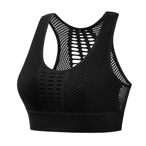 Haut crop-top de sport dos aéré pour femme Extrême - GUAPPAA