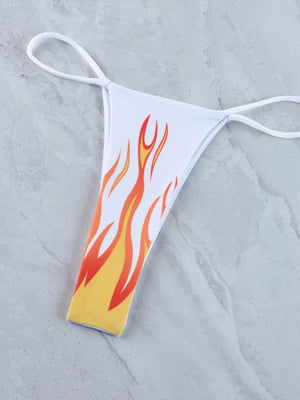 Bas string taille basse du bikini Alicante