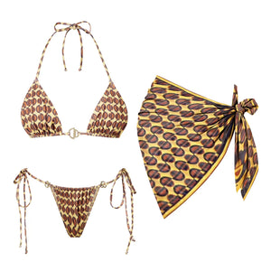 Variante imprimée du bikini L’Escapade Solaire