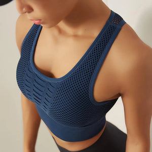 Haut crop-top de sport dos aéré pour femme Extrême - GUAPPAA