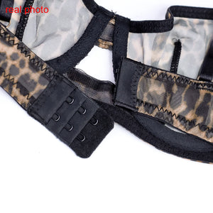 Ensemble lingerie léopard transparent deux pièces Félinity - GUAPPAA