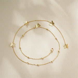 Collier papillons chaîne de dos nu femme bijou chic Llorna - GUAPPAA