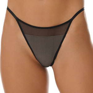 Culotte La Graphique en maille blanche légère avec coupe taille basse pour femme