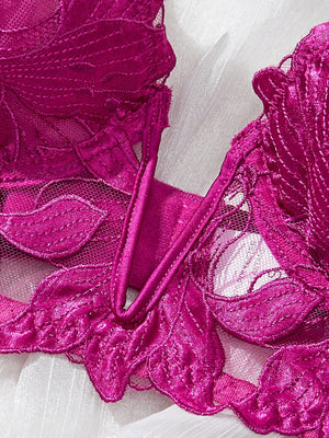 Ensemble lingerie floral brodé Le Marais — vue 19