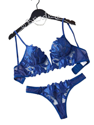 Ensemble lingerie floral brodé Le Marais — vue 26