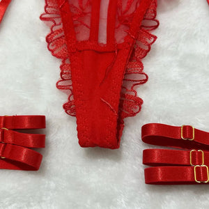 Ensemble lingerie brodé 5 pièces Saint-Paul — vue 08