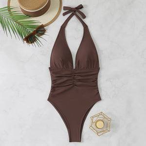 Présentation générale du maillot une pièce licou Cala Vela dans la sélection Guappaa