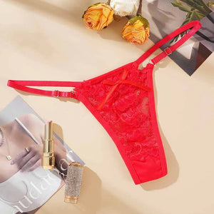 String La Dentelle avec bretelles réglables vu de profil dans la sélection Guappaa