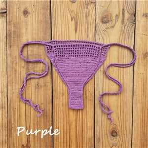 Micro string ficelle de bain crochet tricoté Benalmadena - GUAPPAA