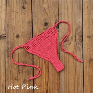 Micro string ficelle de bain crochet tricoté Benalmadena - GUAPPAA