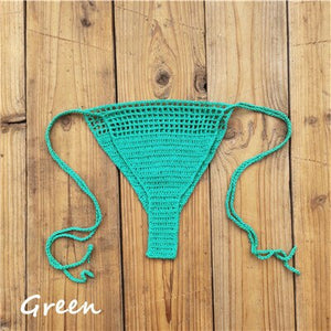 Micro string ficelle de bain crochet tricoté Benalmadena - GUAPPAA