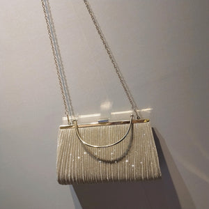Pochette à main à pailettes chic femme Grand Paris - GUAPPAA