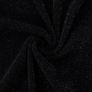 Robe fourreau noire transparente longue Midnight - GUAPPAA