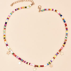 Collier bohème femme à perles ras de cou Kita - GUAPPAA