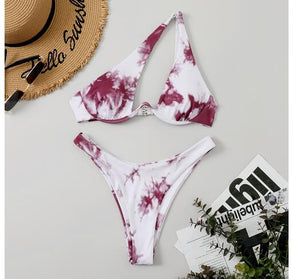 Bikini tanga bretelles asymétriques Solia - GUAPPAA