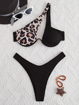 Bikini tanga bretelles asymétriques Solia - GUAPPAA
