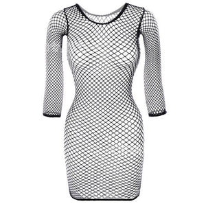 Mini robe résille ouverte sexy Matinda - GUAPPAA