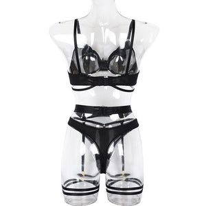 Lingerie transparente érotique et sensuelle ensemble sexy S M L XL Fruit de la passion - GUAPPAA