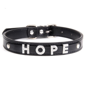 Collier soumise bondage bdsm personnalisable 1-9 lettres punk gothique Slave - GUAPPAA