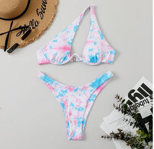 Bikini tanga bretelles asymétriques Solia - GUAPPAA