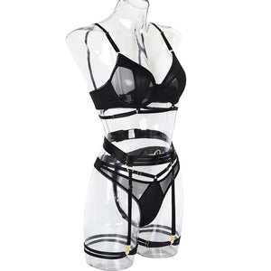 Lingerie transparente érotique et sensuelle ensemble sexy S M L XL Fruit de la passion - GUAPPAA