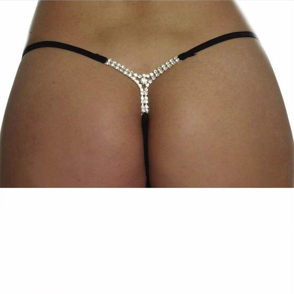 Micro string ficelle Ă strass sexy femme Locace - GUAPPAA