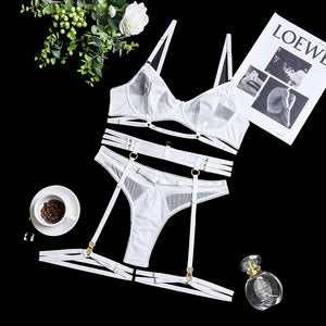 Lingerie transparente érotique et sensuelle ensemble sexy S M L XL Fruit de la passion - GUAPPAA