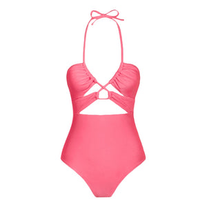 Maillot de bain une pièce sexy culotte liens croisés Sauzao - GUAPPAA