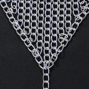 Mini micro string ficelle en chaînettes bijou érotique doré argenté - GUAPPAA