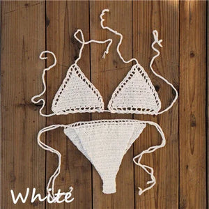 Micro bikini brésilien sexy string ficelle crochet tricoté fait main Ibufera - GUAPPAA