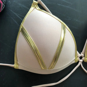 Bikini string tanga à bandes push-up deux pièces Otroma - GUAPPAA