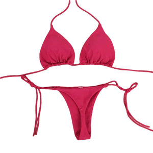 Mini bikini brésilien string ficelle triangle push-up l'Aola - GUAPPAA