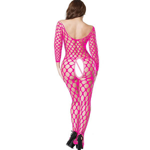 Costume résille 2 pièces body et bas résille large Paralia - GUAPPAA
