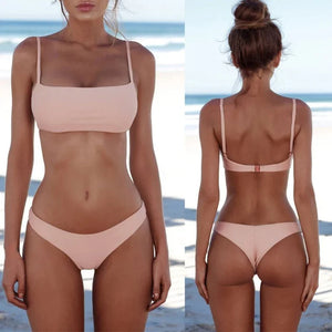 Bikini string tanga bandeau push-up Moorea - GUAPPAA
