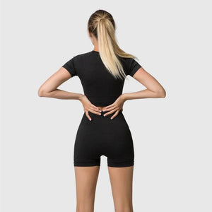 Ensemble deux pièces fitness femme sport crossfit short et crop-top Spring - GUAPPAA