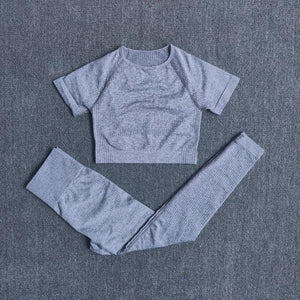 Ensemble legging et crop top fitness femme sport yoga - GUAPPAA